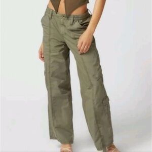 BDG y2k cargo Olive Wide Leg Cargo Pants